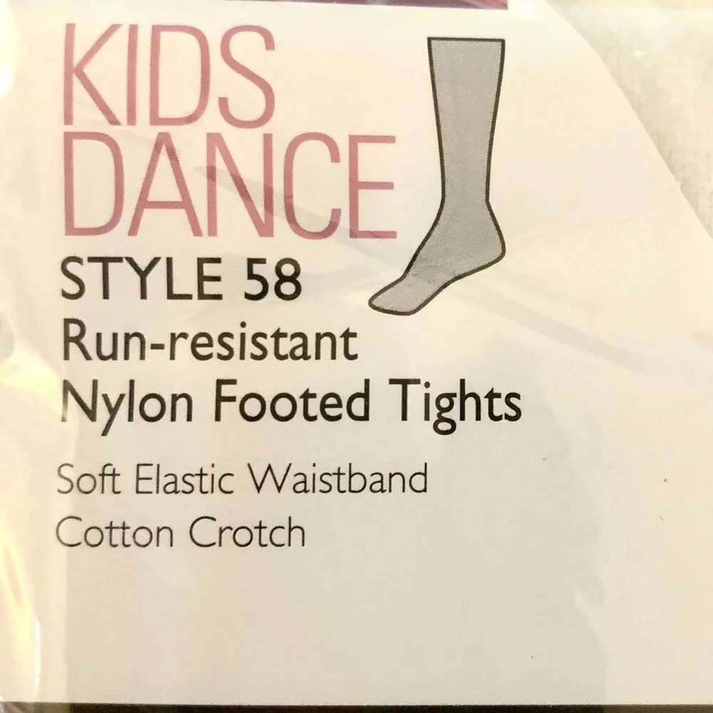 Danskin White Tights Pack of 3 Dance Snowflake Angel Nylon Run Resistant Girls L